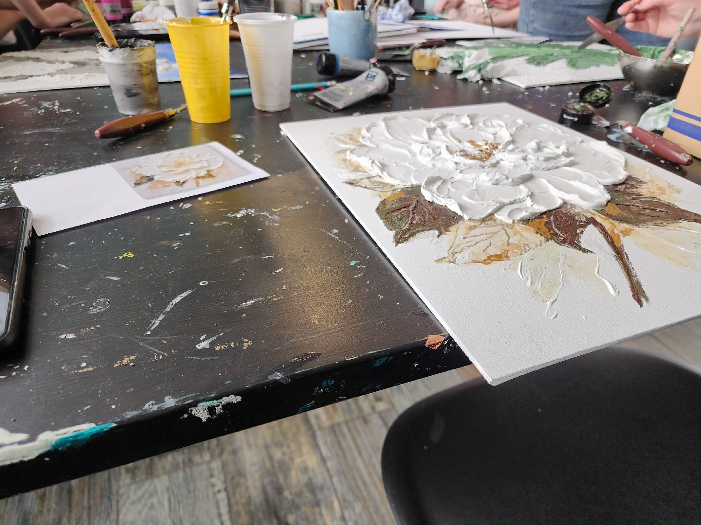 Черноголовка, Текстурные картины, Мастер-класс,