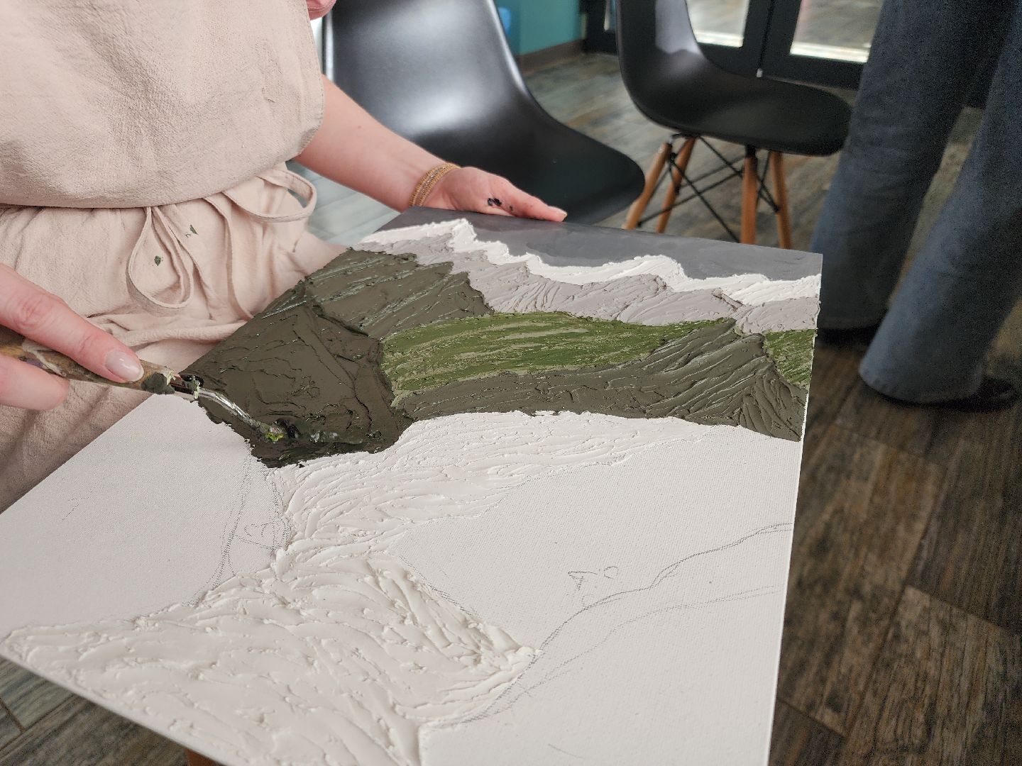 Черноголовка, Текстурные картины, Мастер-класс,