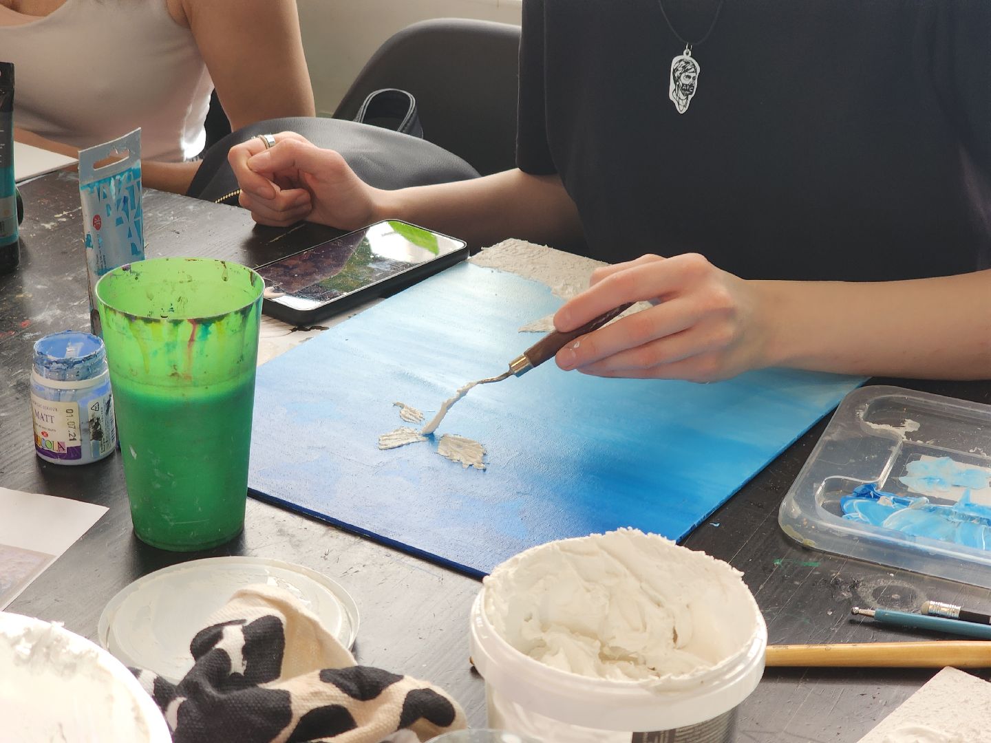 Черноголовка, Текстурные картины, Мастер-класс,