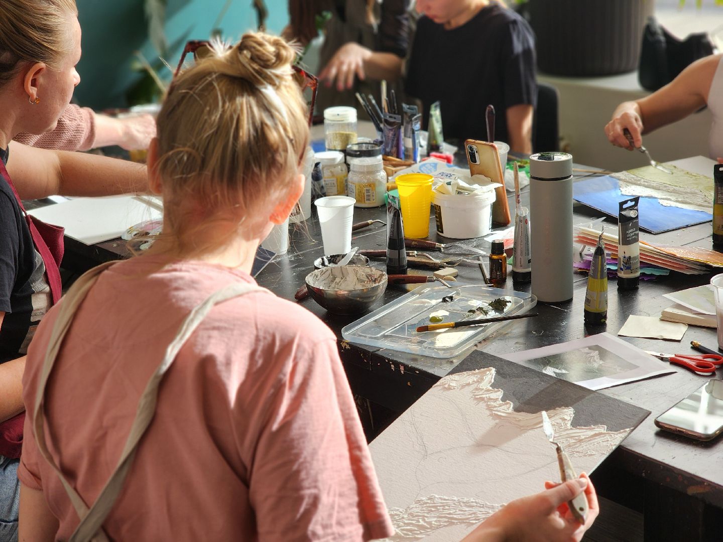 Черноголовка, Текстурные картины, Мастер-класс,