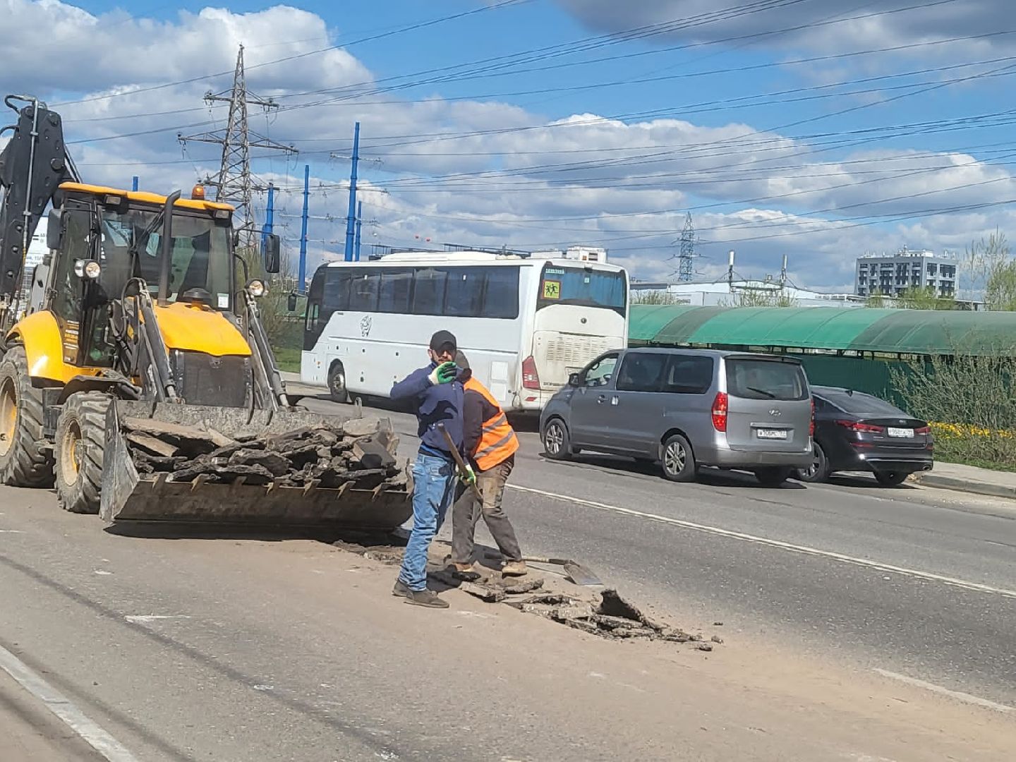 Химки, дорога, улица 9 мая, ремонт дорог, ямочный ремонт, благоустройство