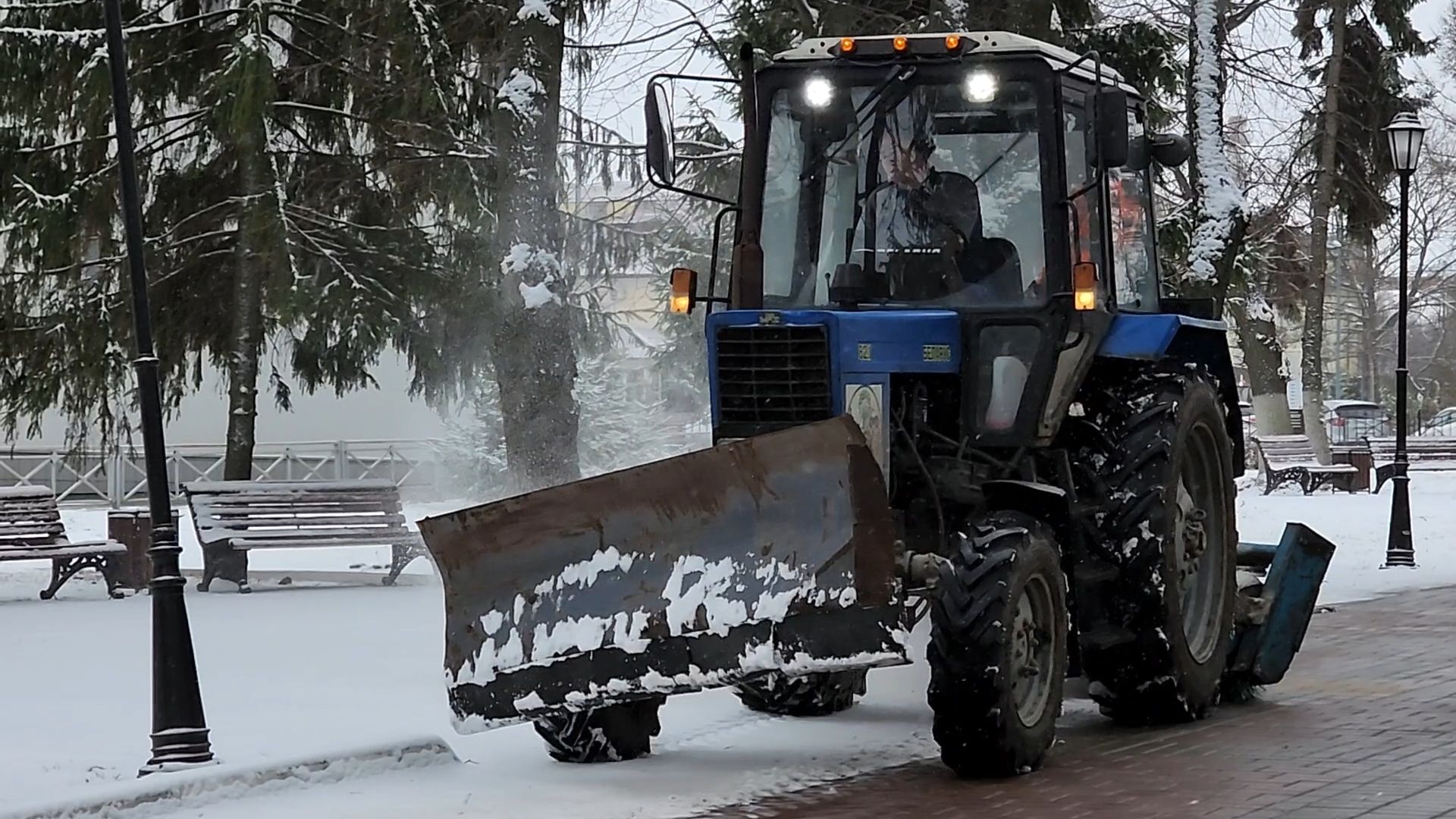 Бронницы, Уборка снега, мбу благоустройство,