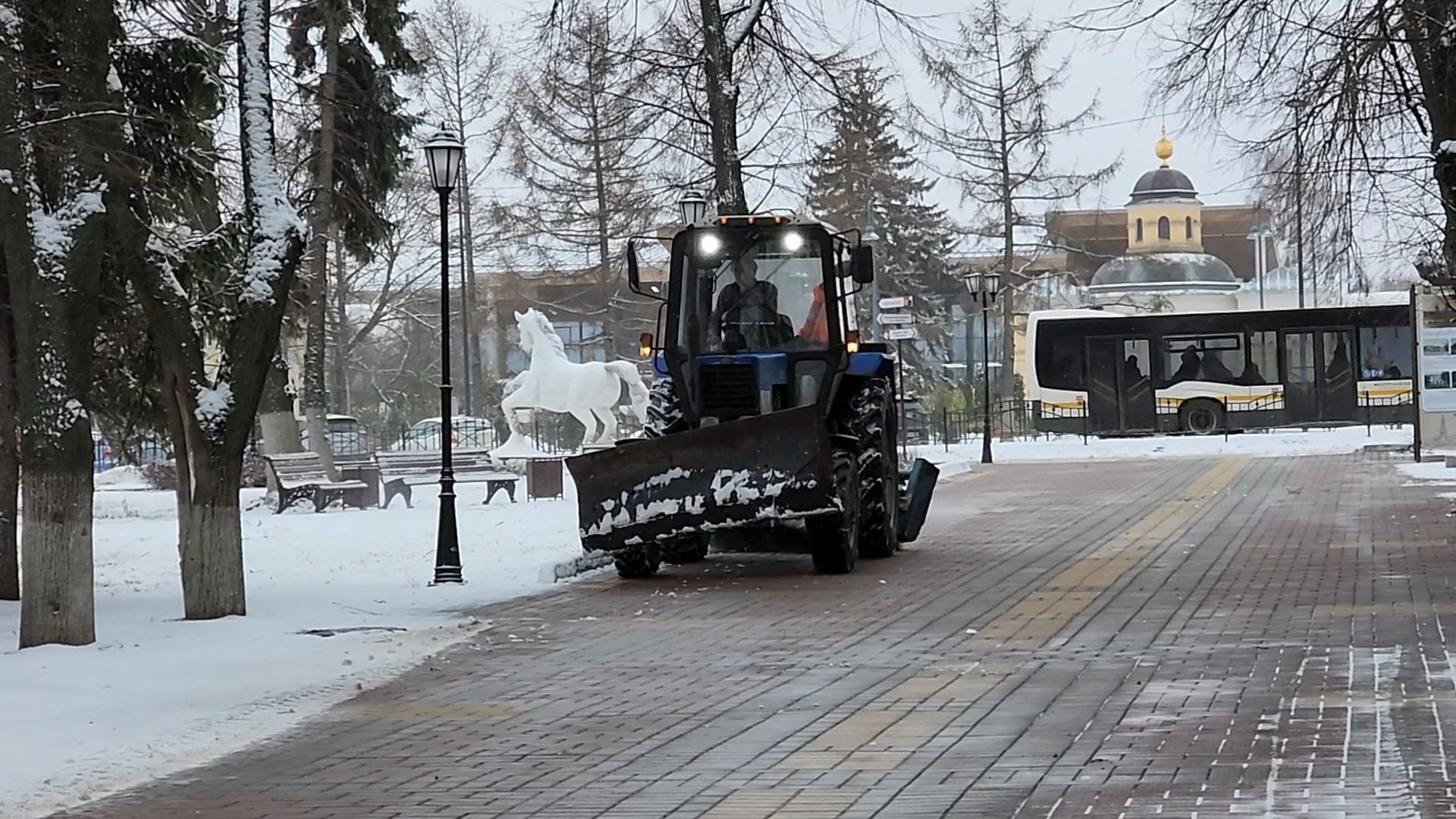 Бронницы, Уборка снега, мбу благоустройство,
