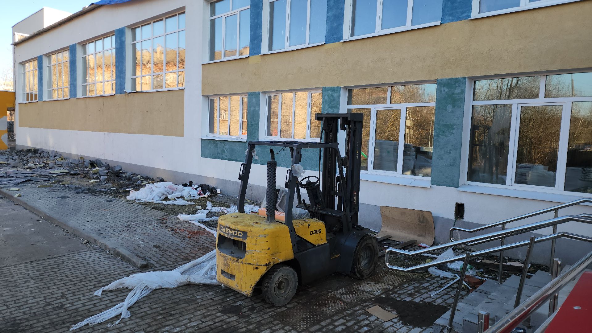 серпухов, подмосковье, капремонт школы,