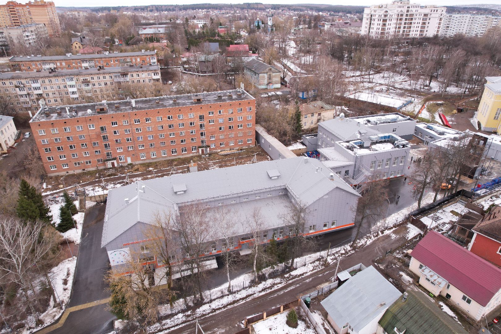 видео с коптера, дмитров, дмитровский техникум, бпла,