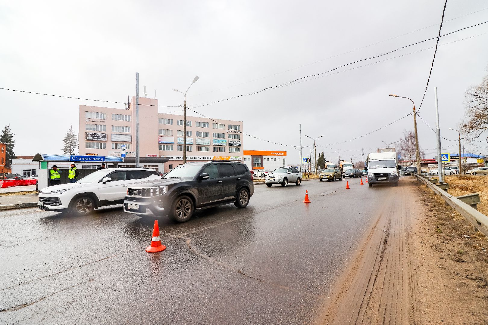 Клин, дороги, освещение дорог, безопасность дорожного движения,