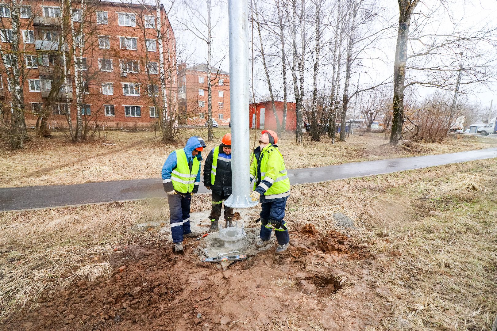 Клин, дороги, освещение дорог, безопасность дорожного движения,