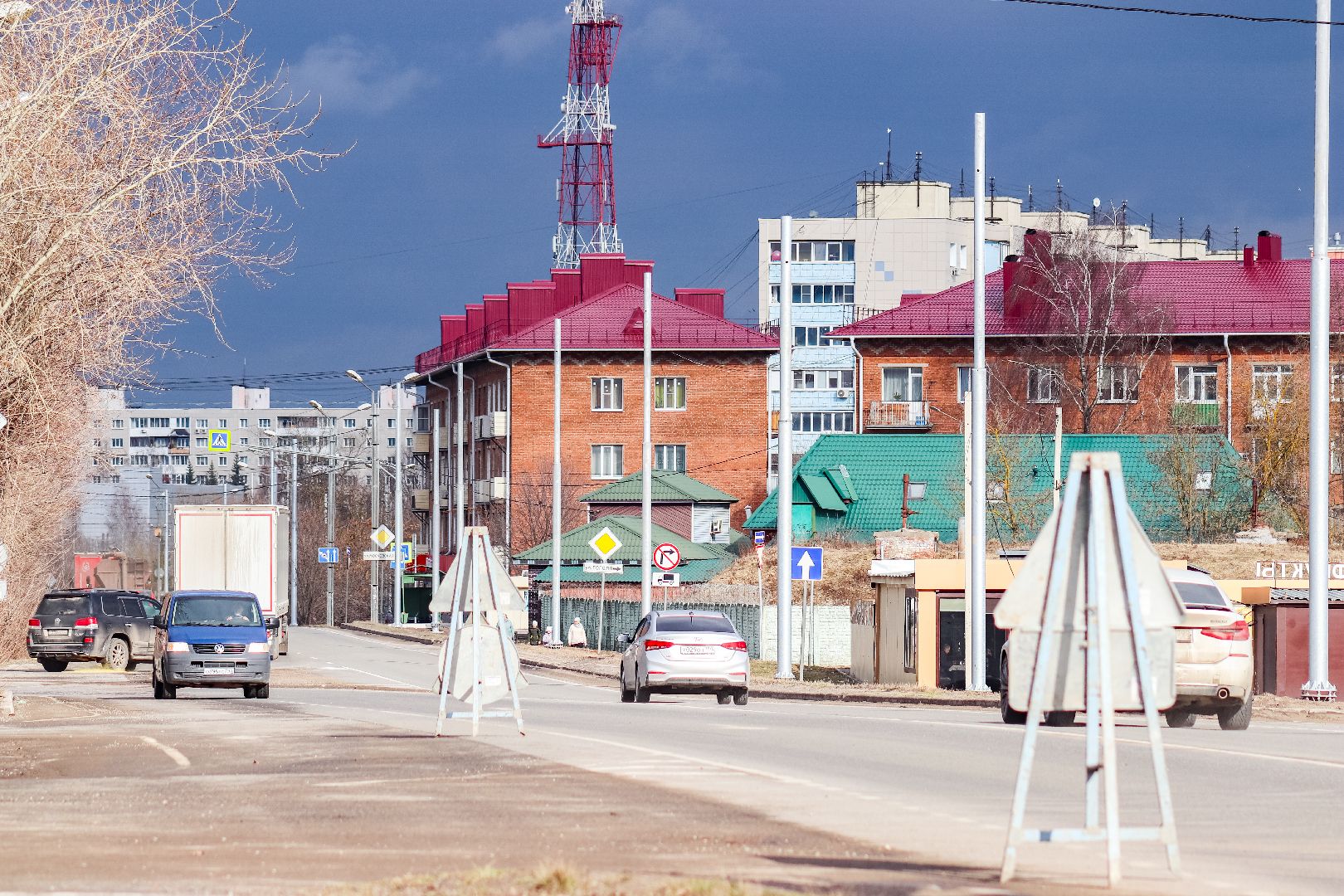 Клин, дороги, освещение дорог, безопасность дорожного движения,