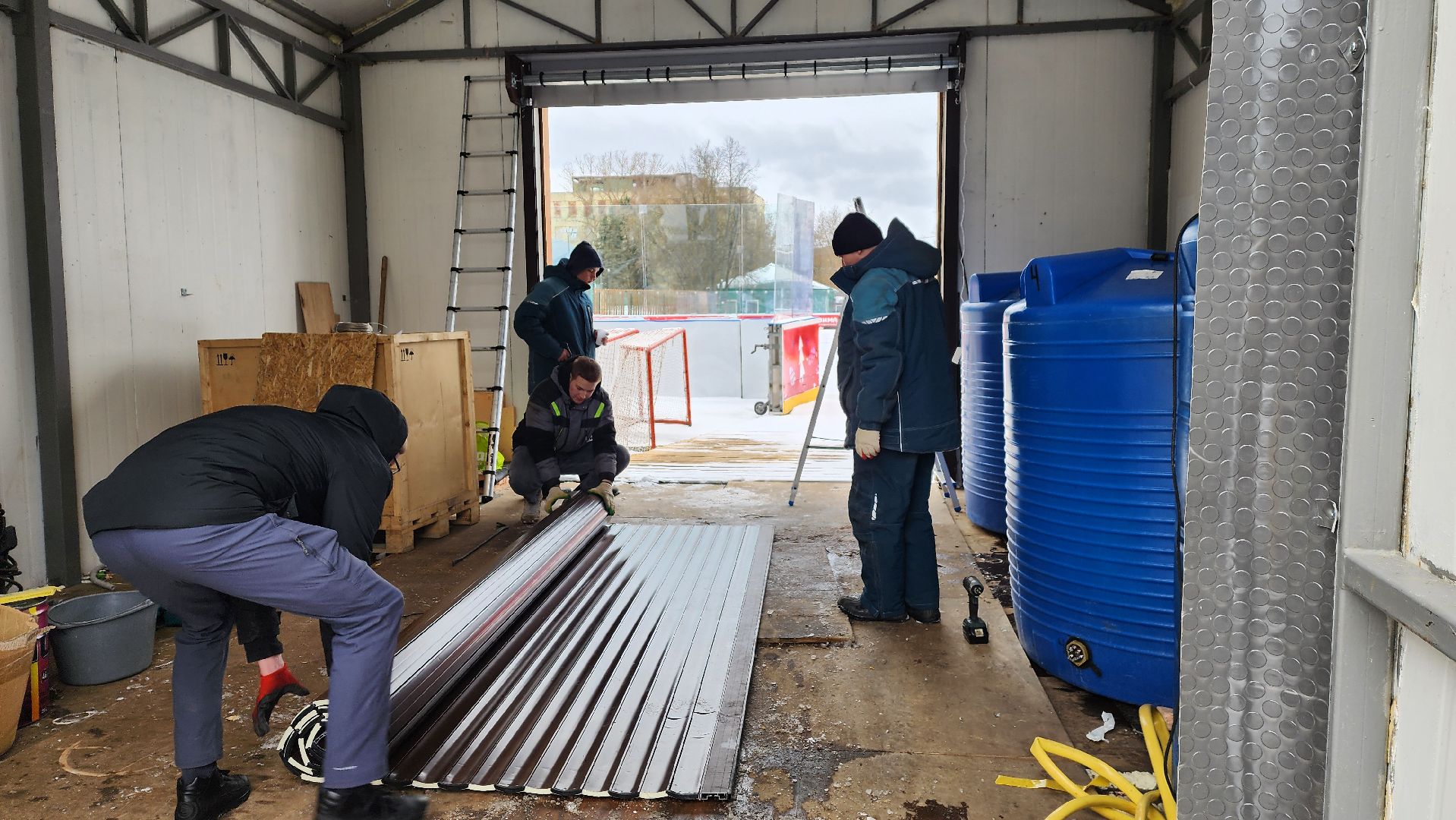 солнечногорск, каток, демонтаж катка, благоустройство,