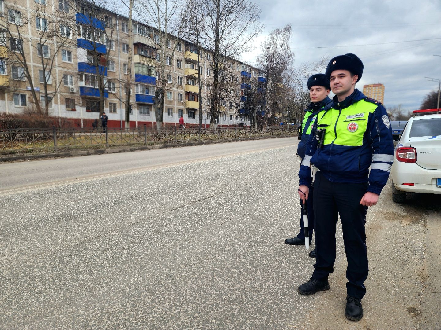 Подольск, ГИБДД, Пешеходный переход, профилактическая акция, инспектор гибдд,