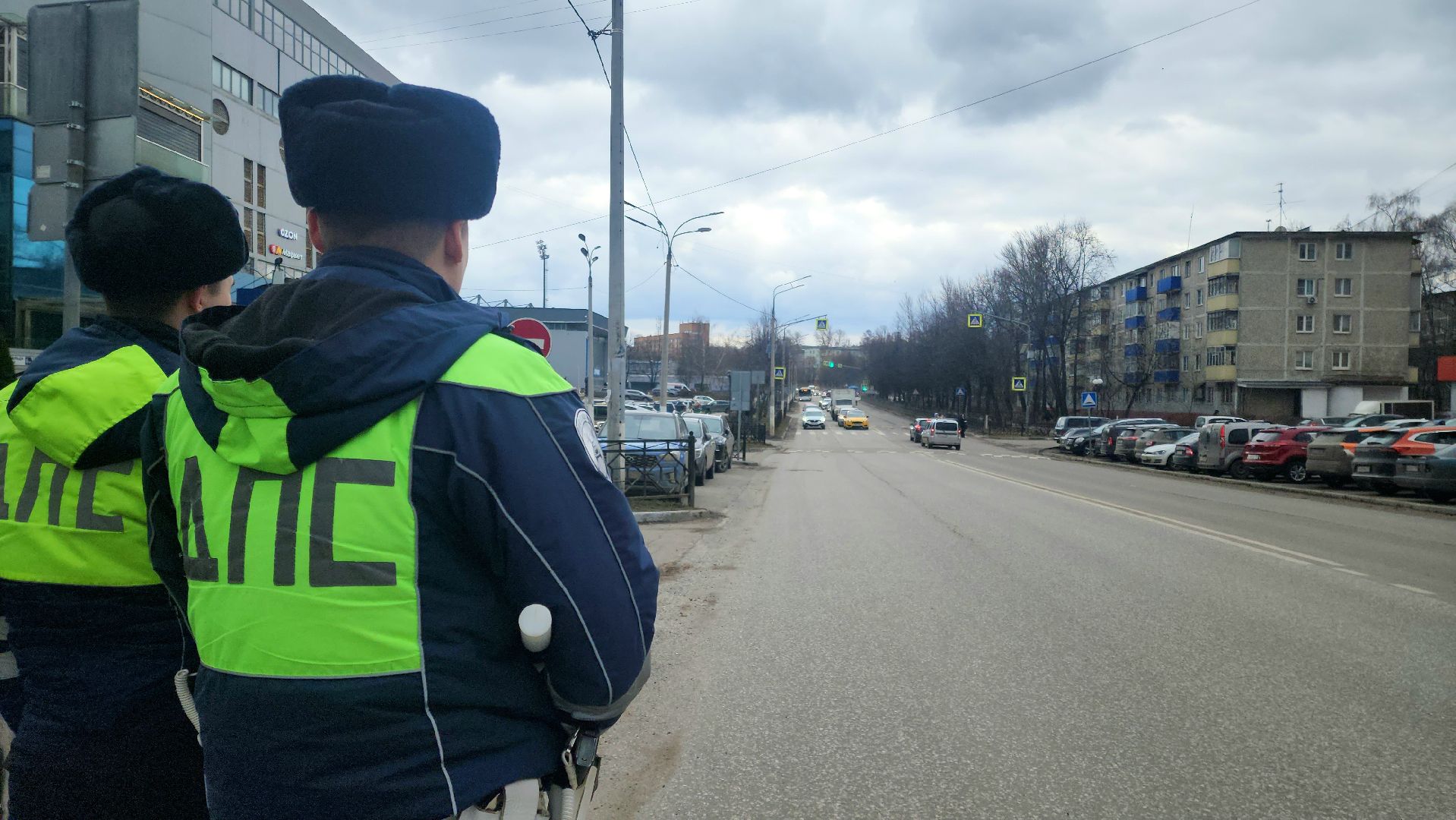 Подольск, ГИБДД, Пешеходный переход, профилактическая акция, инспектор гибдд,