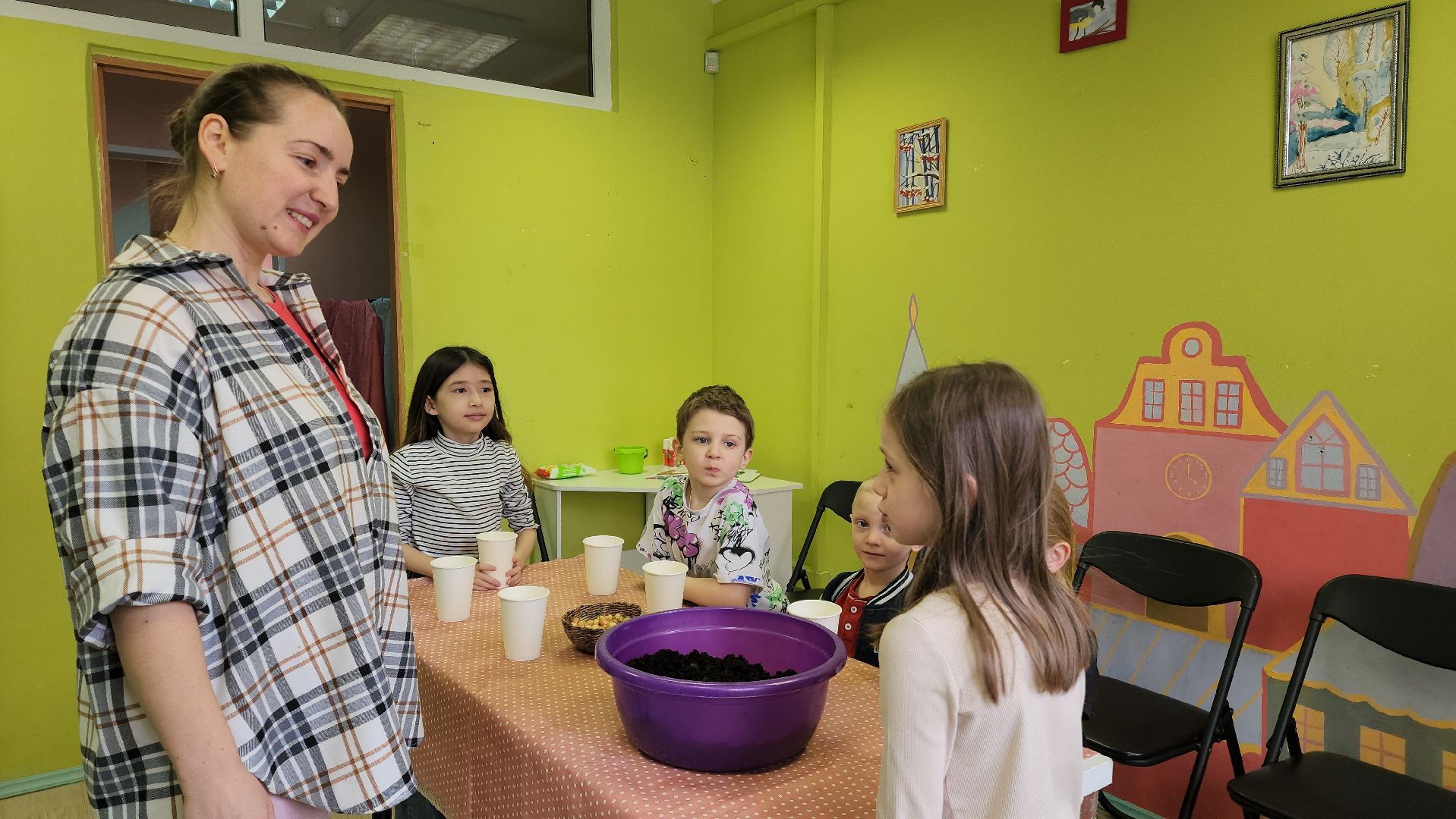 мастер-класс для детей, Высадка лука, Лобня,