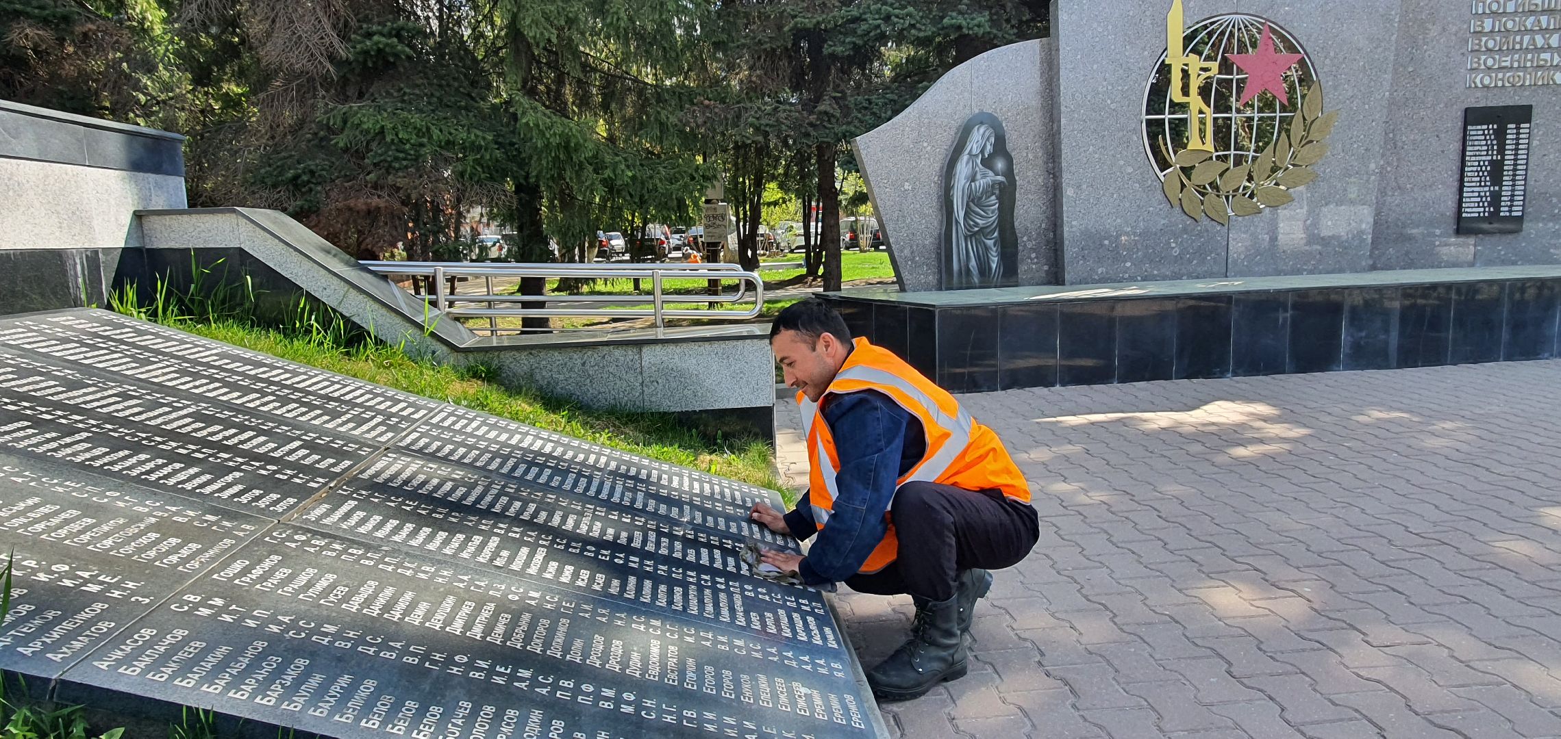 День Победы, флаги, Домодедово