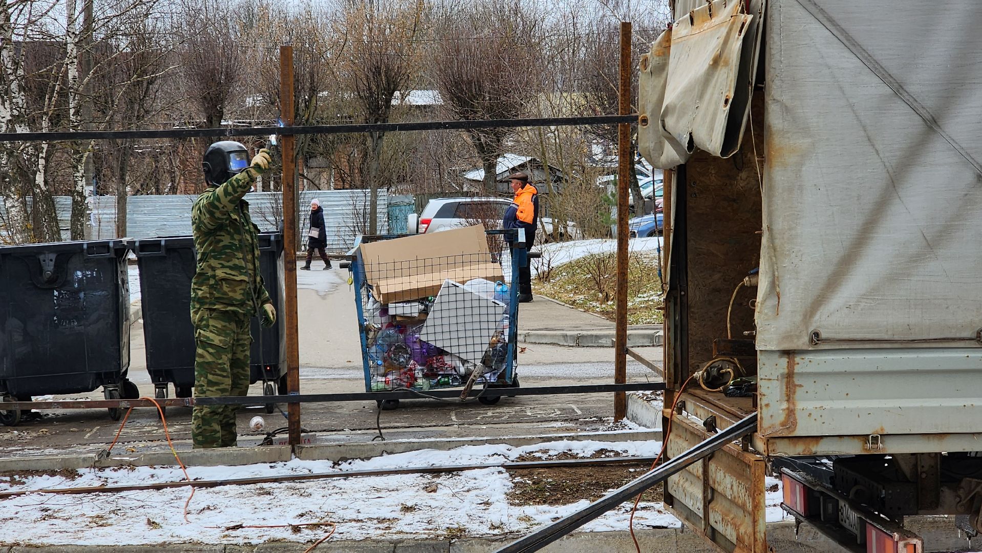 истра, благоустройство, контейнерная площадка,