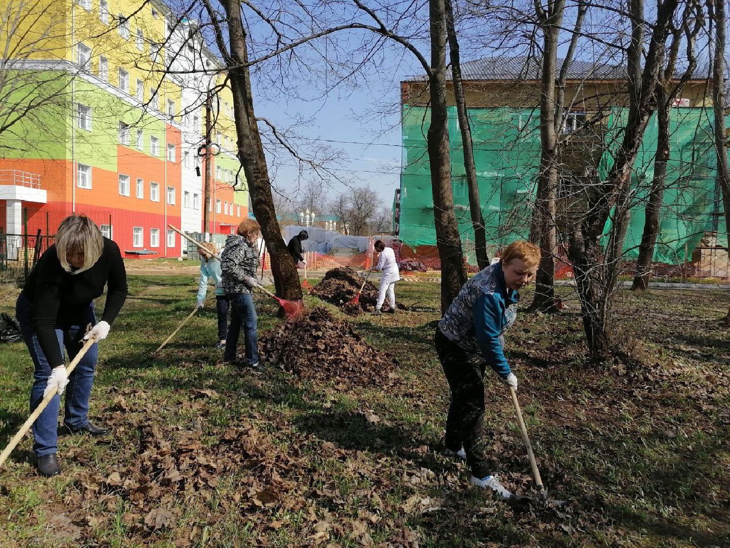 Ступино, медики, субботник