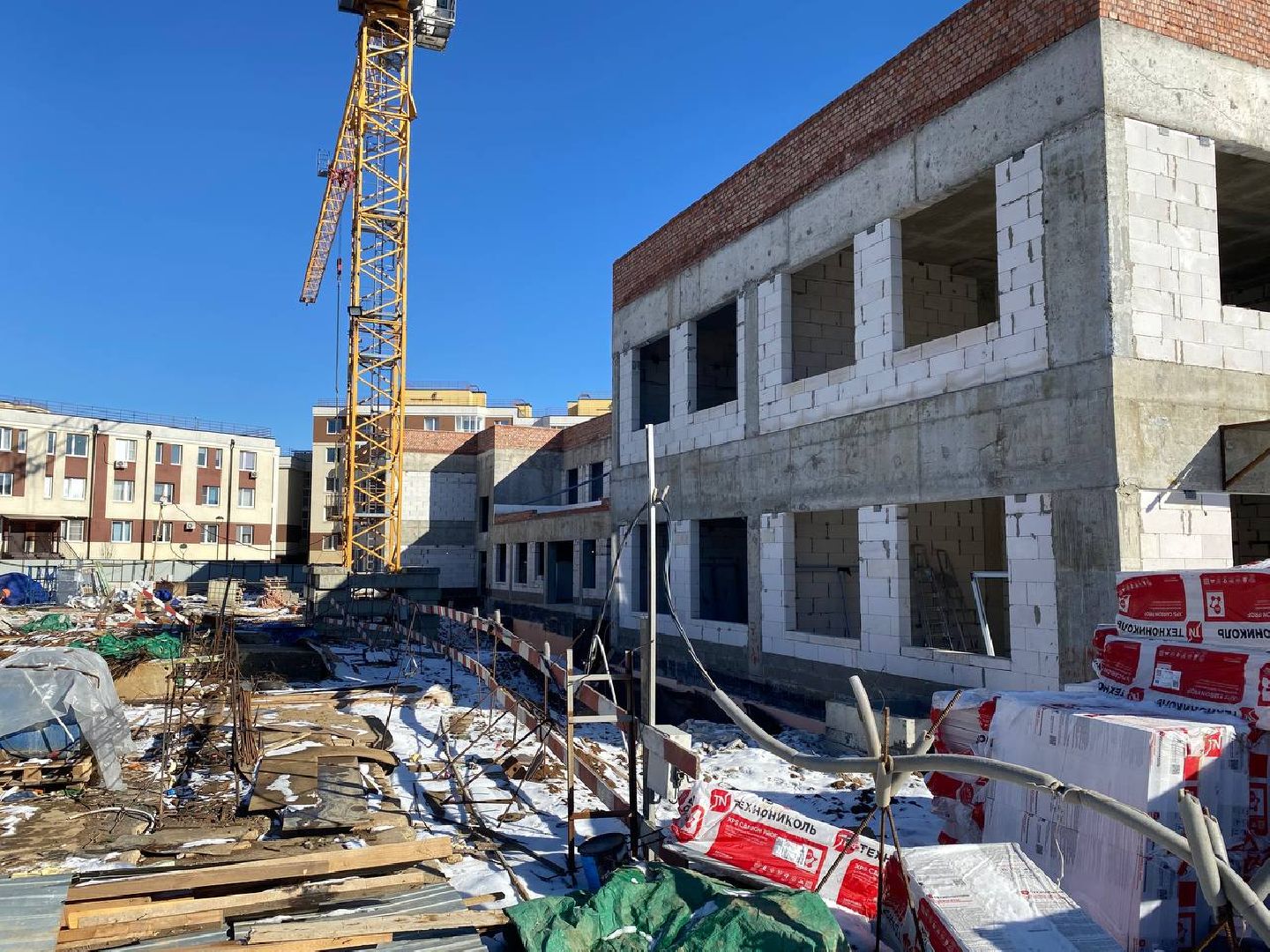 ЖК Малина, детский сад, новый детский сад, строительство детского сада, строительство в Нахабино, строительство в ЖК Малина,