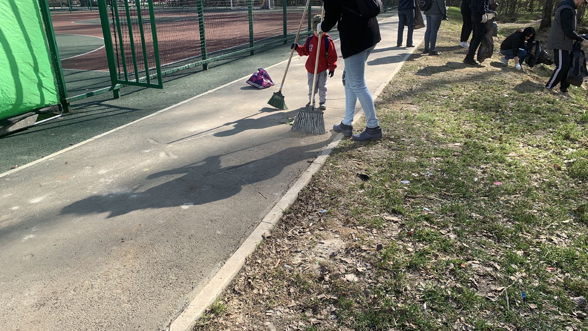 Ступино, субботник, люди