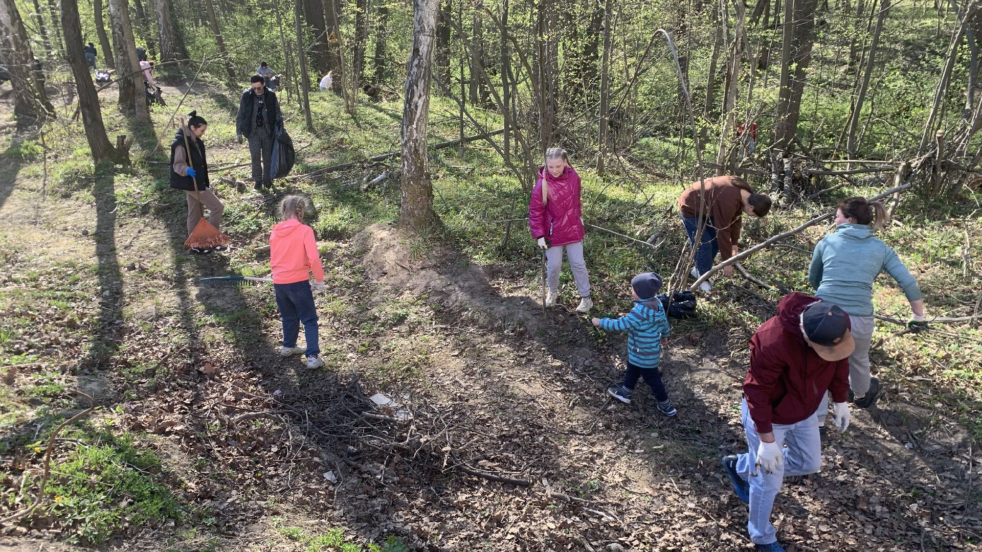 Ступино, субботник, люди