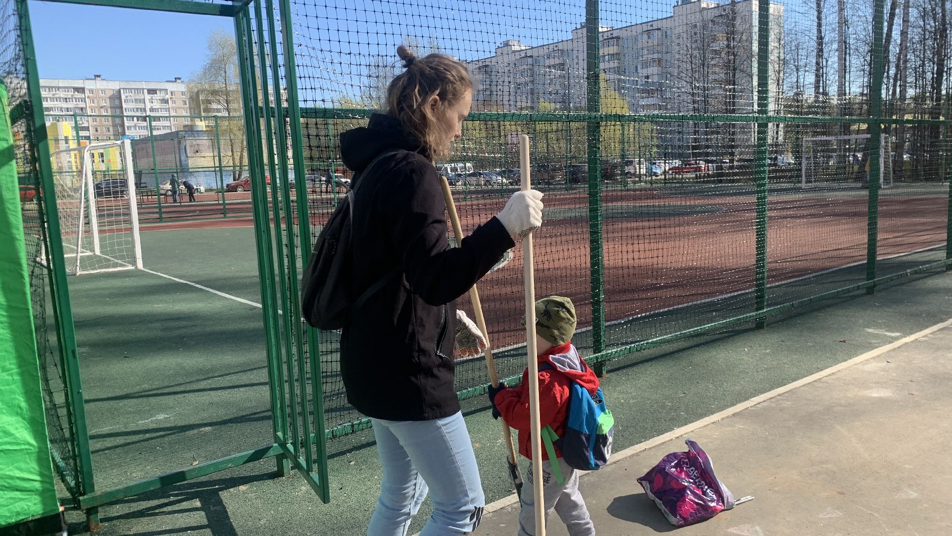 Ступино, субботник, люди