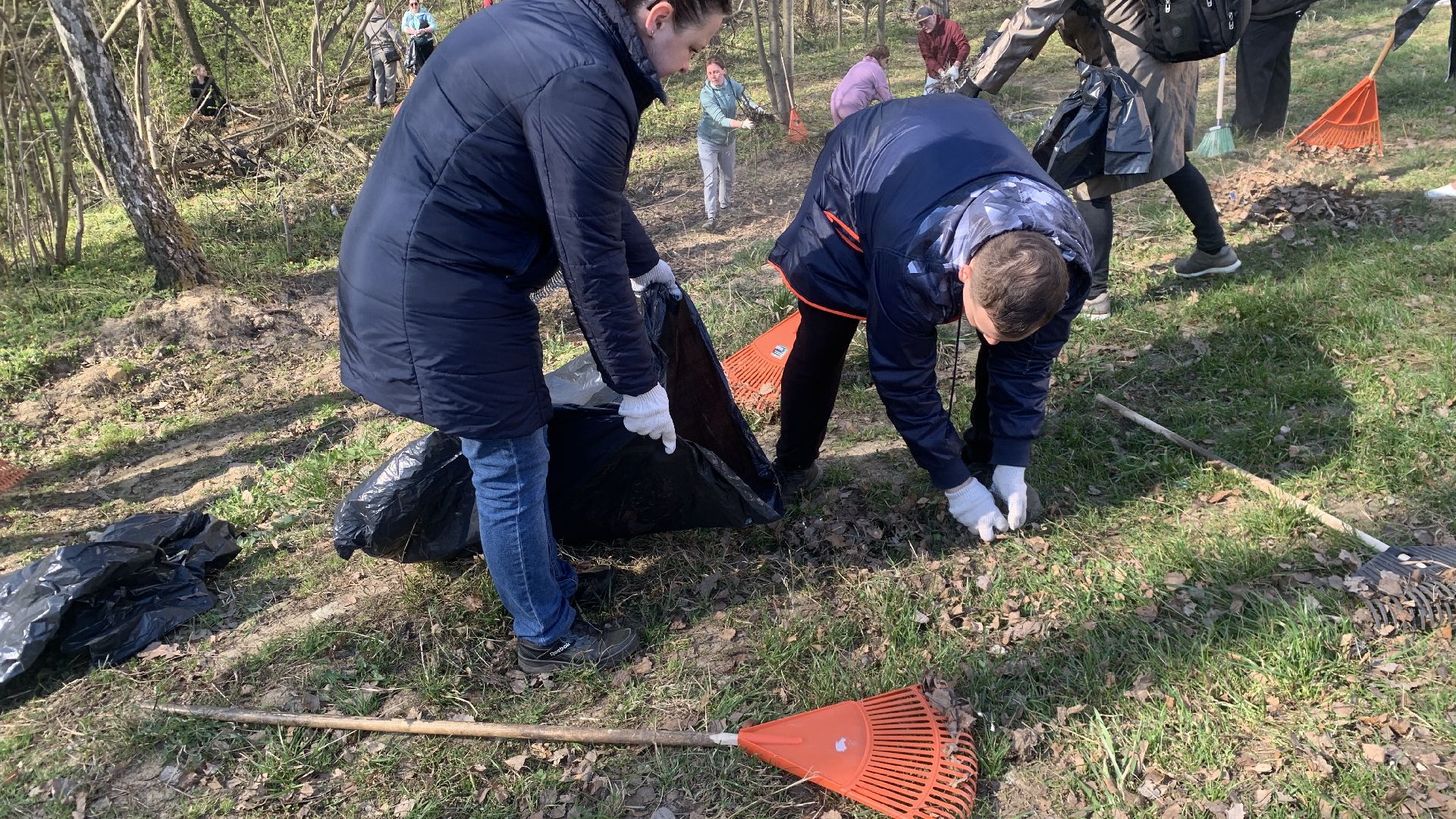 Ступино, субботник, люди