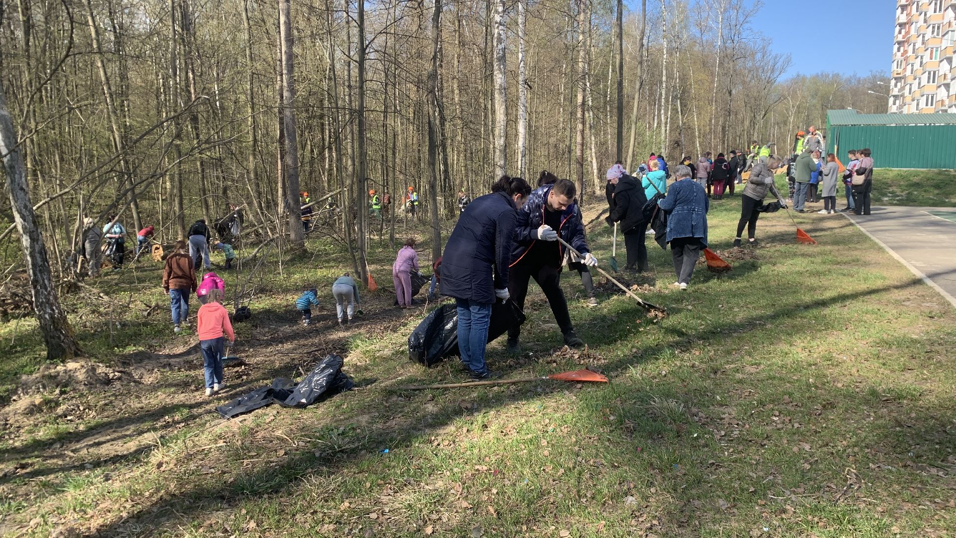 Ступино, субботник, люди