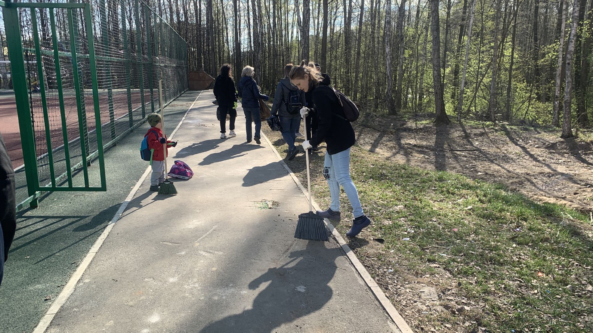 Ступино, субботник, люди