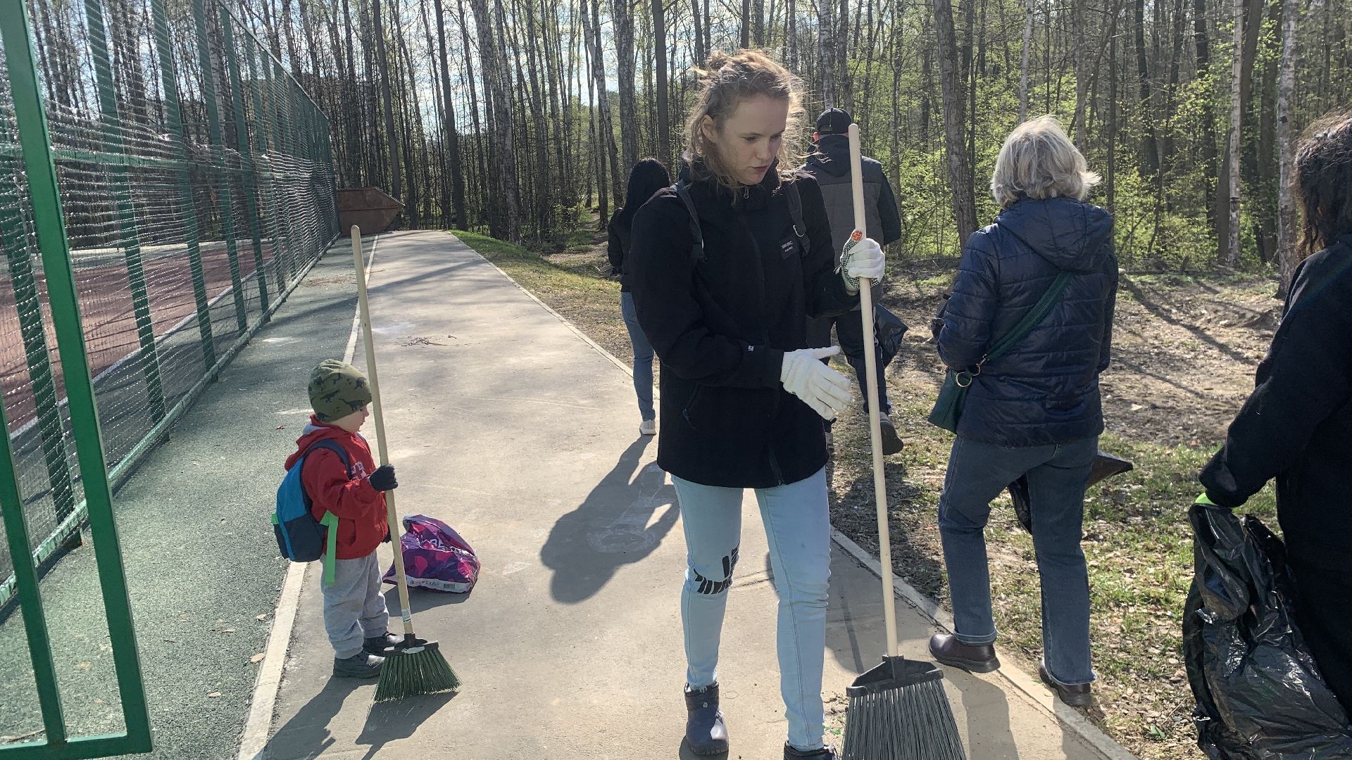 Ступино, субботник, люди