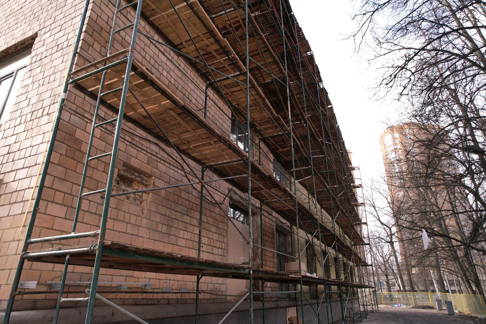 видео с коптера, химки, дворец культуры родина,