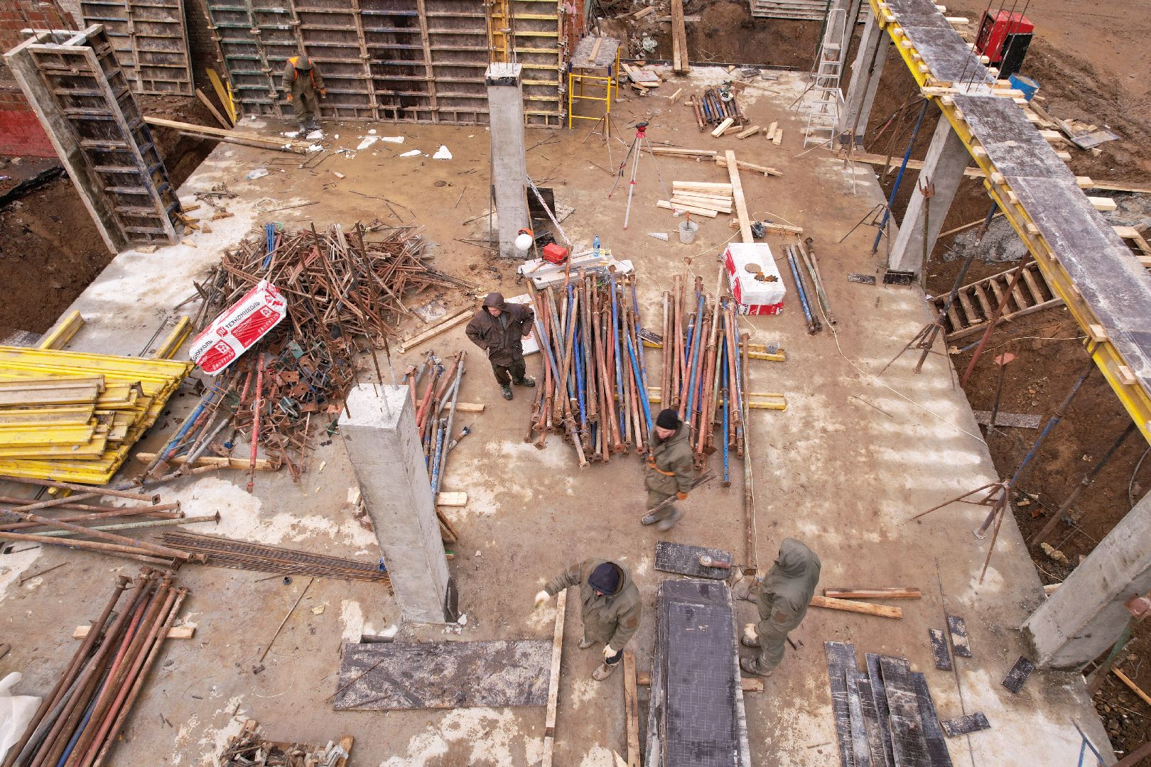 видео с коптера, химки, капремонт детского сада, лицей 7 детский сад,