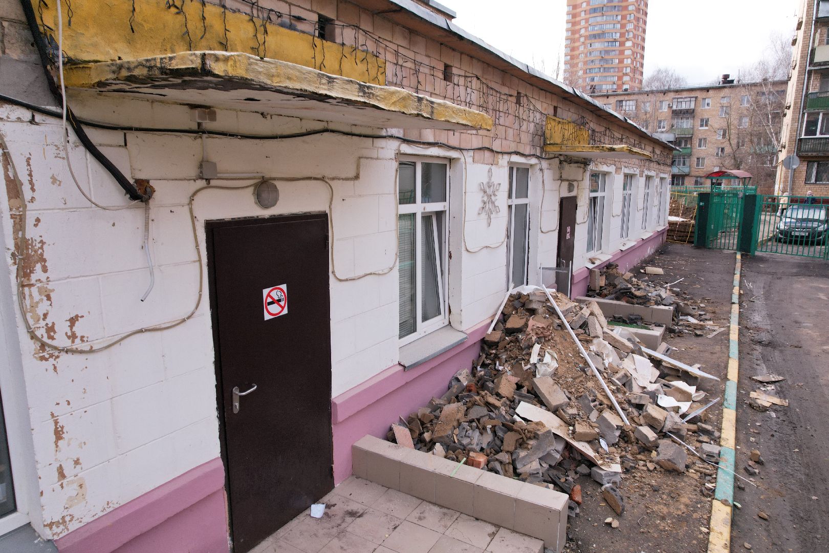 видео с коптера, детский сад химки, капремонт детского сада наследие,