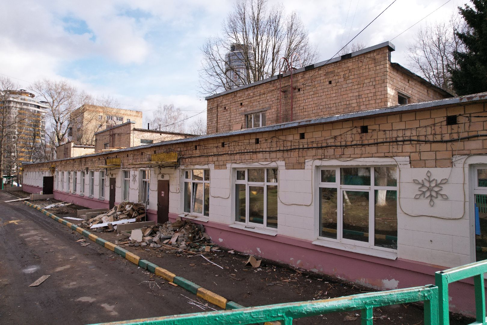 видео с коптера, детский сад химки, капремонт детского сада наследие,