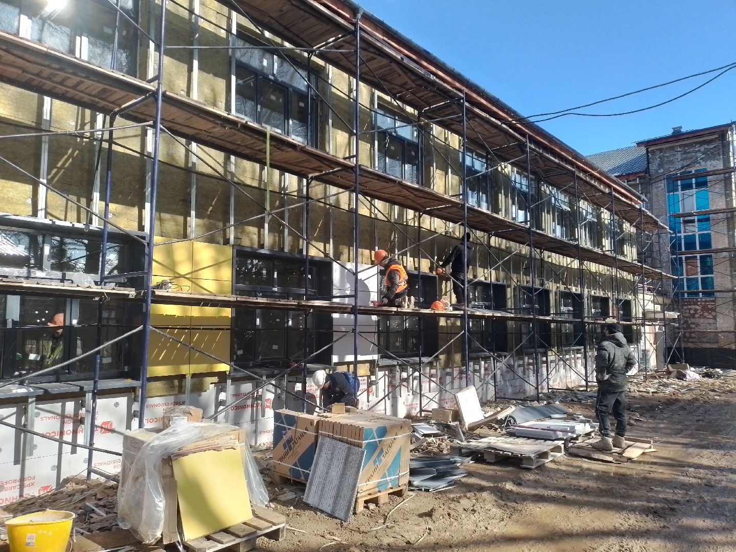 школа, капитальныей ремонт, строительство, керамогранит, городской округ восход,