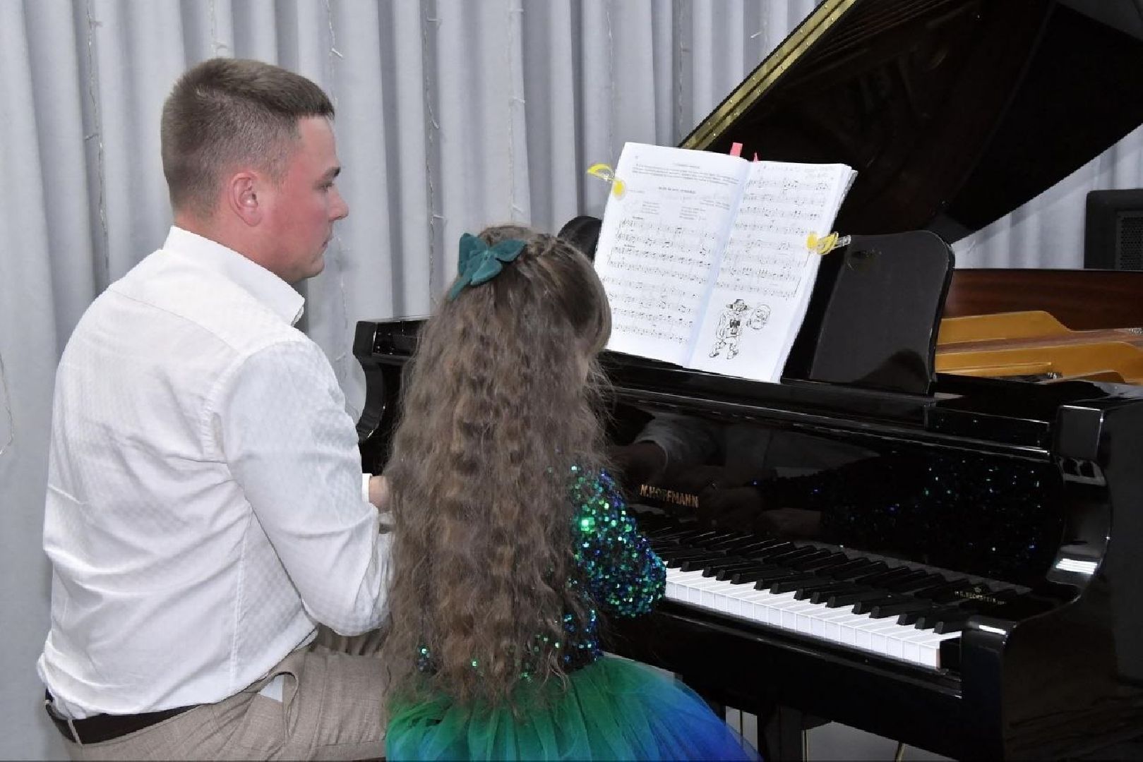 ДШИ Гармония, школа искусств Власиха, концерт с родителями, играем вместе,