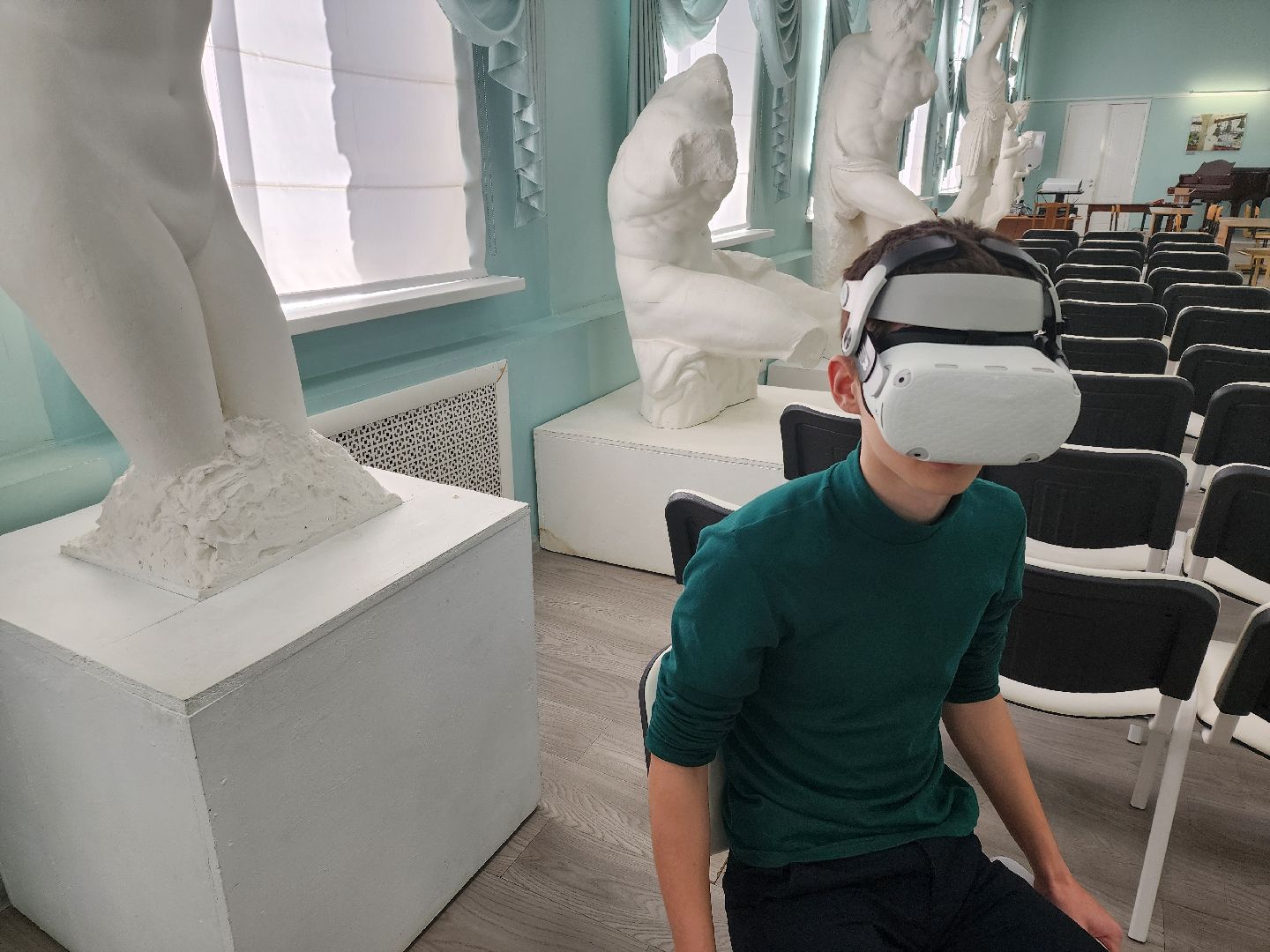 Зарайск, Погружение в Коломну, Выставка в ДШИ имени Голубкиной, vr-погружение в коломну,