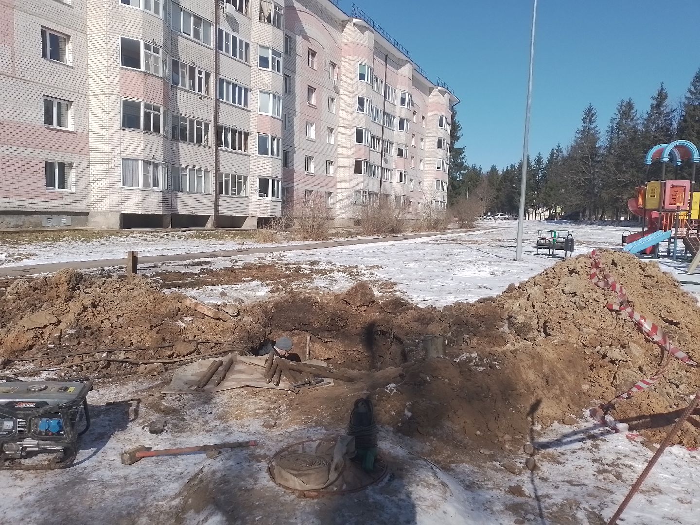 жкх, благоуствойство, городской округ восход, трубопровод, хвс, Горизонтально направленное бурение,