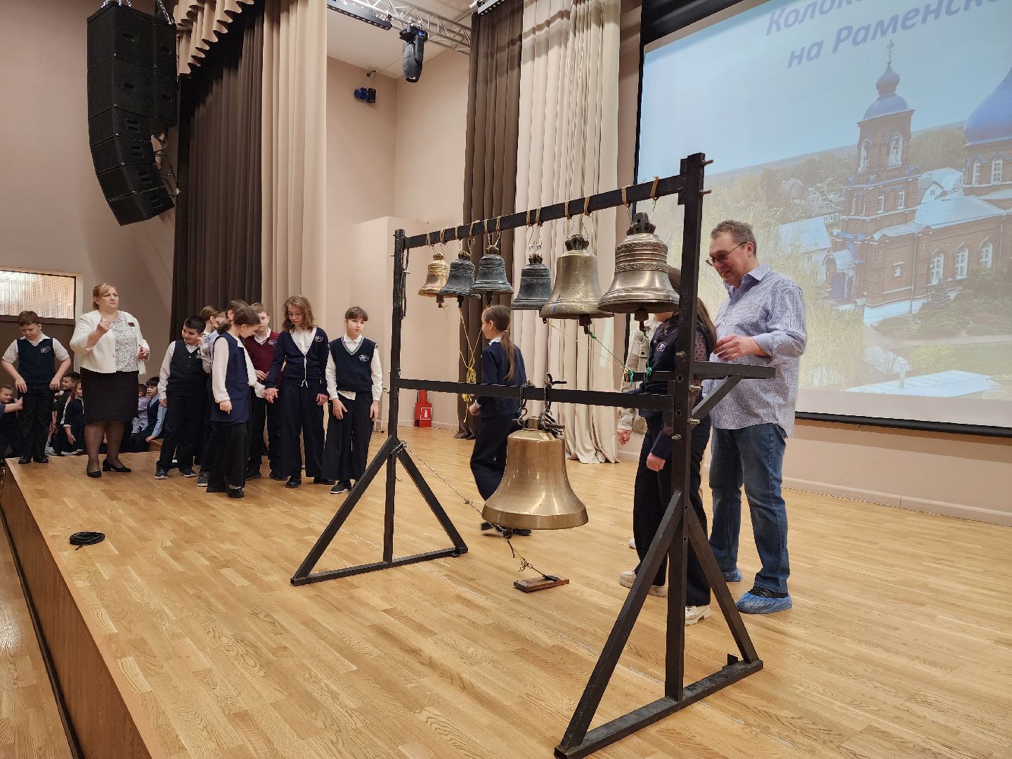 раменское, образование, раменская школа 35 вектор успеха, урок по колокольному искусству,