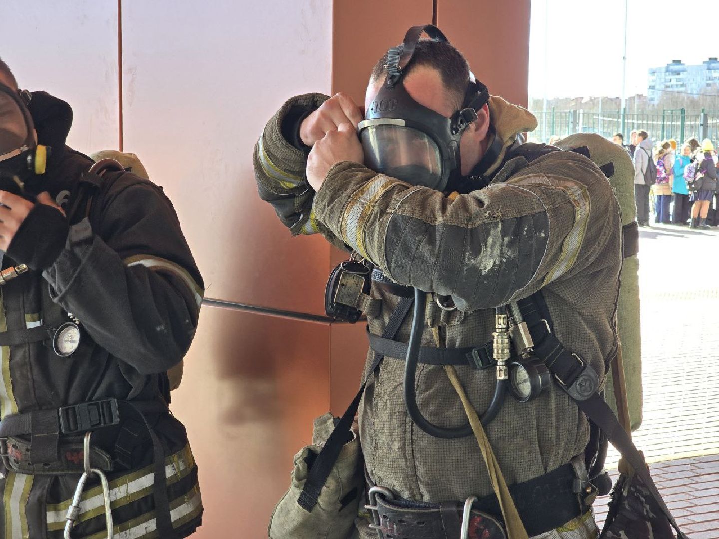 можайск, можайский муниципальный округ, подмосковье, мчс, учения, единый день тренировок, школьники, эвакуация, пожар, спасение ребенка,