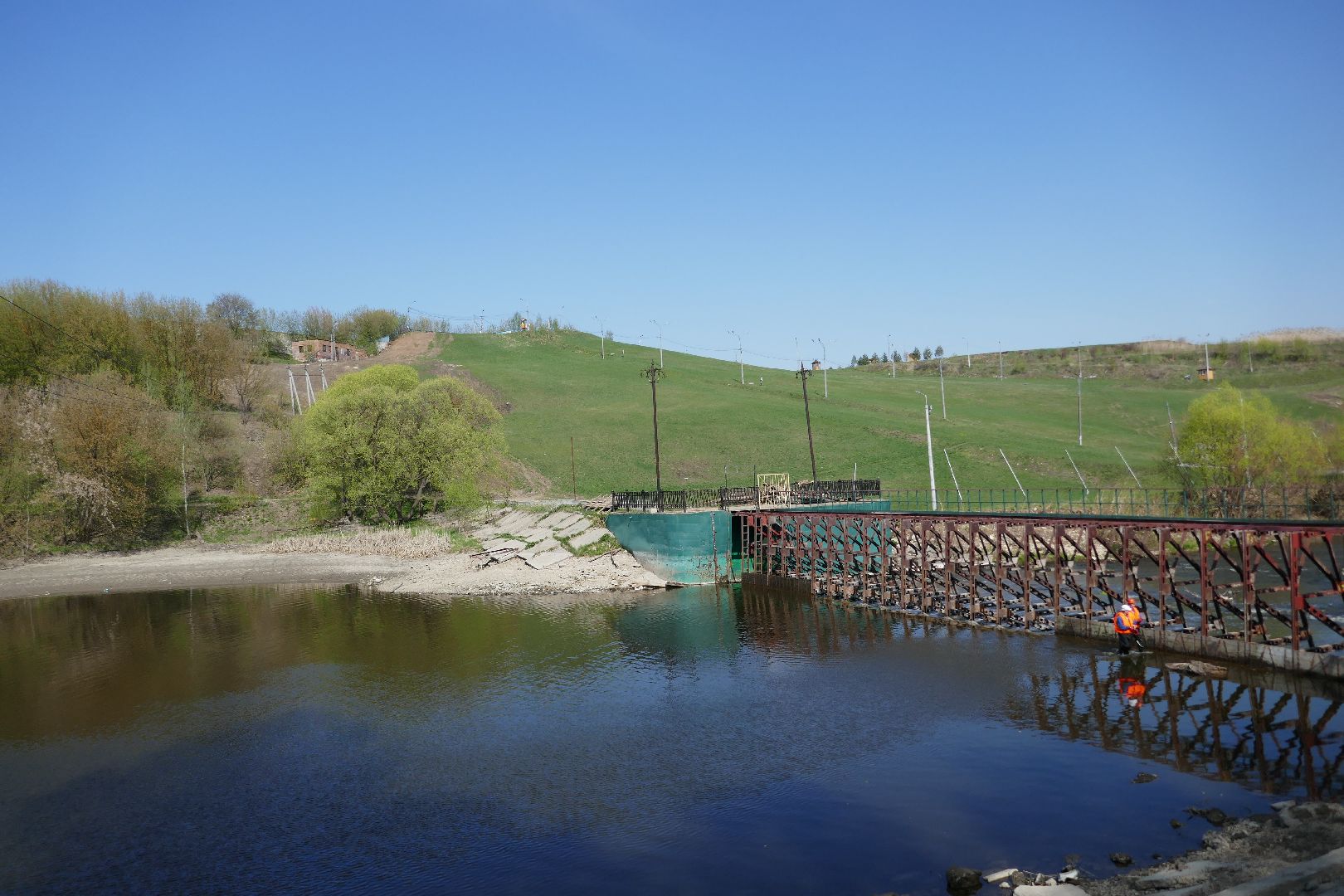 Подольск, Пахра, студенты, уборка, благоустройство, субботник