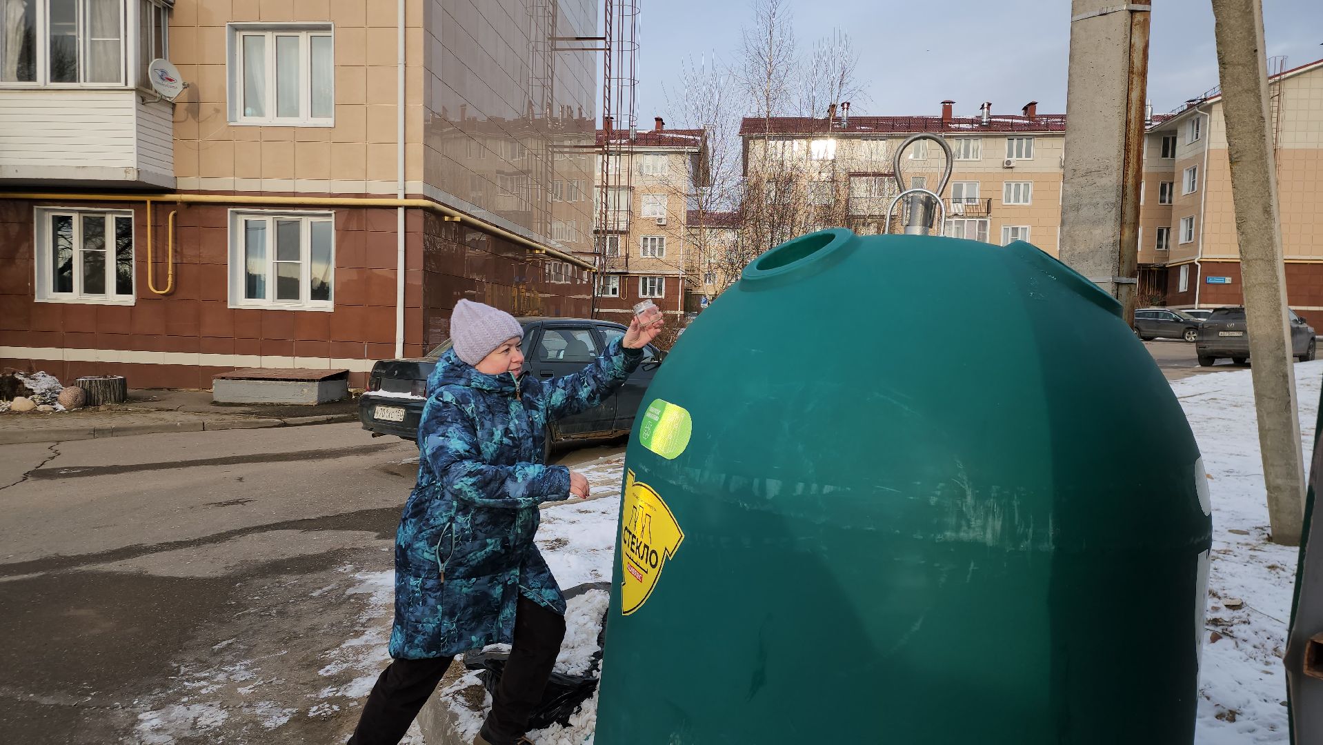 Стекло, баки-колокола, Экология, благоустройство, Истра,