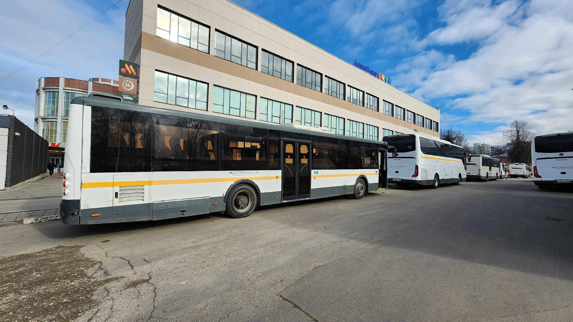 общественный транспорт, автобусы, маршрут 43, Старая Купавна, Богородский городской округ,