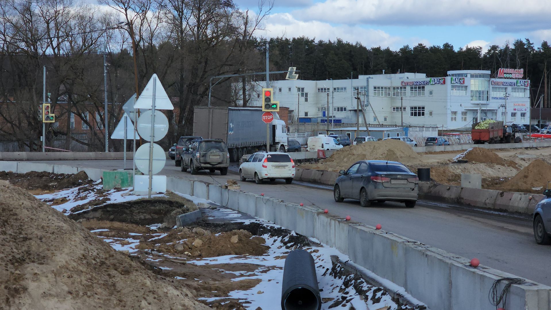 серпухов, деревня калиново, реконструкция дороги серпухов-протвино, перекресток дракино-протвино,