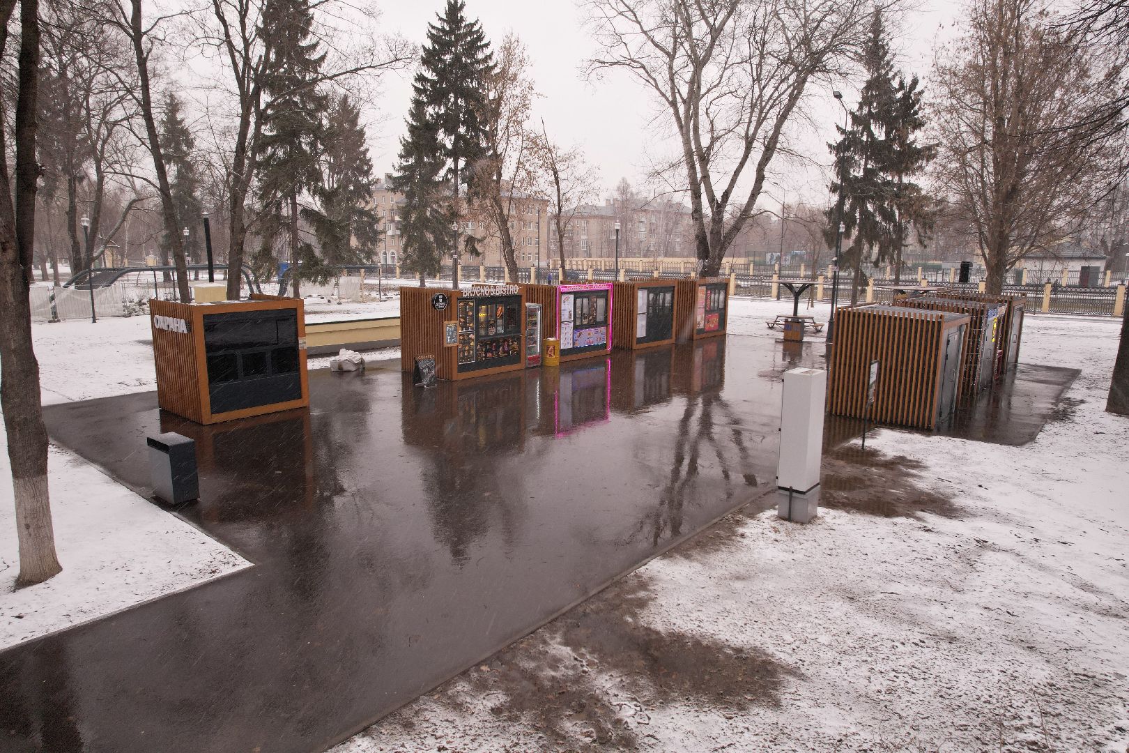 видео с коптера, парк мира в коломне,