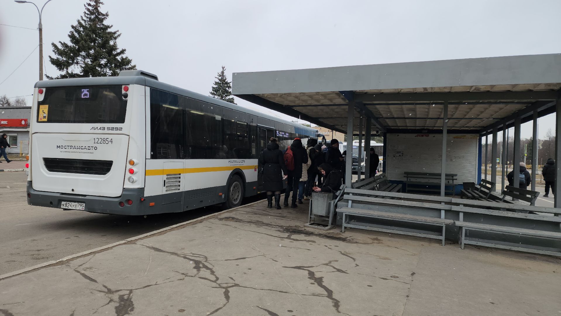 Черноголовка, Мострансавто, проверка автобусов мострансавто,