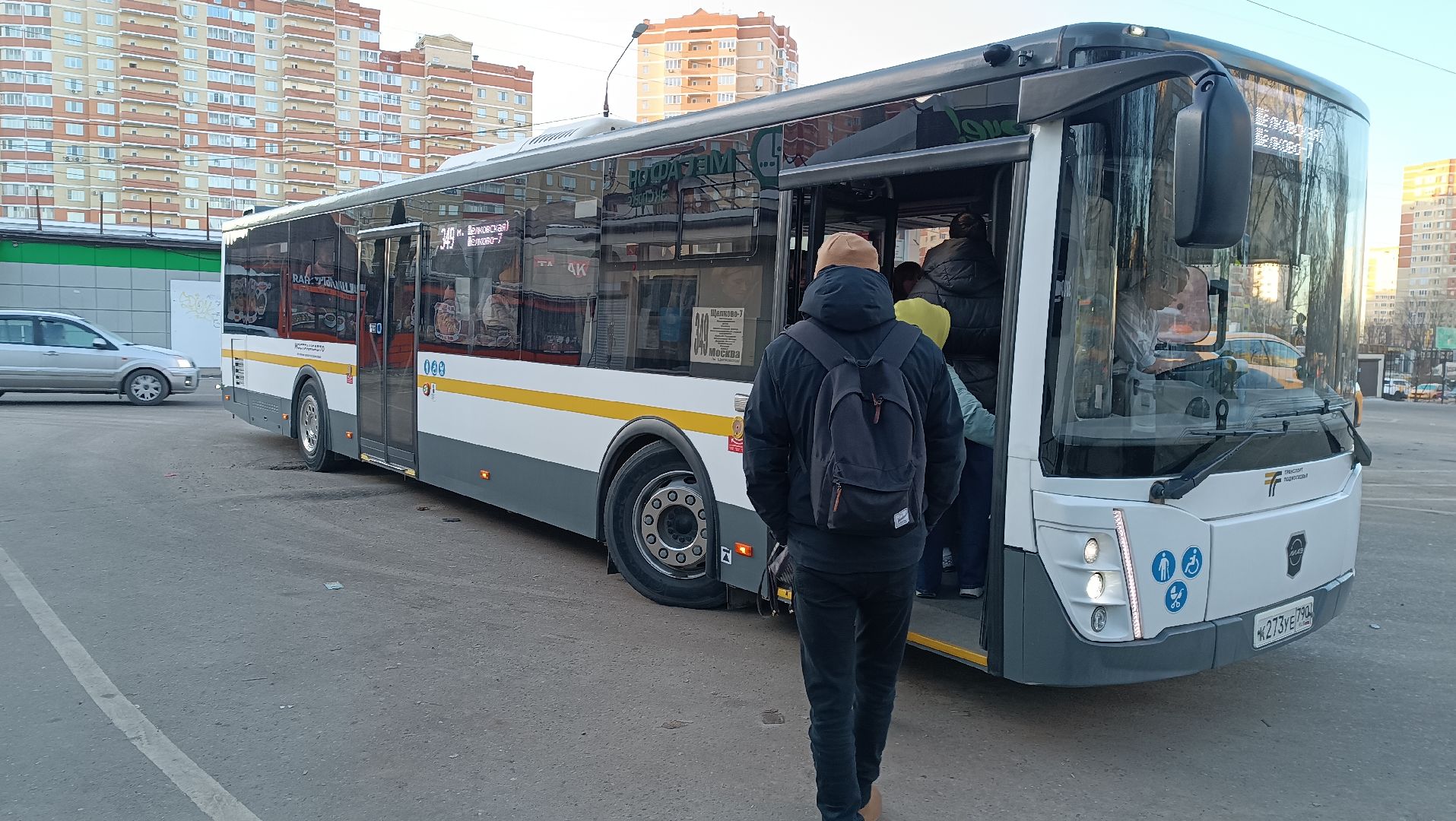 Автобус, Щелково-7, Общественный транспорт, щёлково,