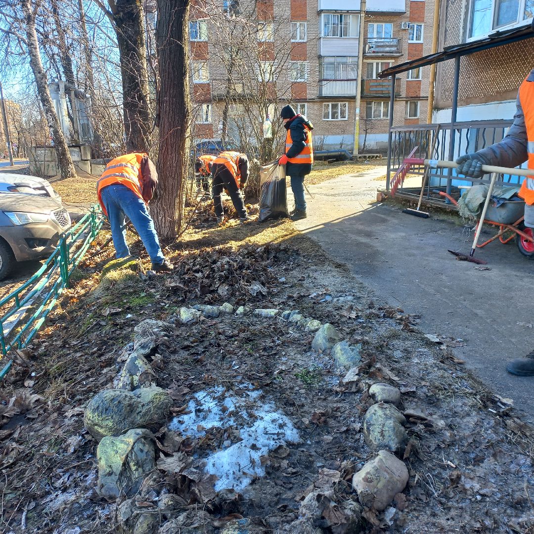 сергиев посад, дворы, уборка города,