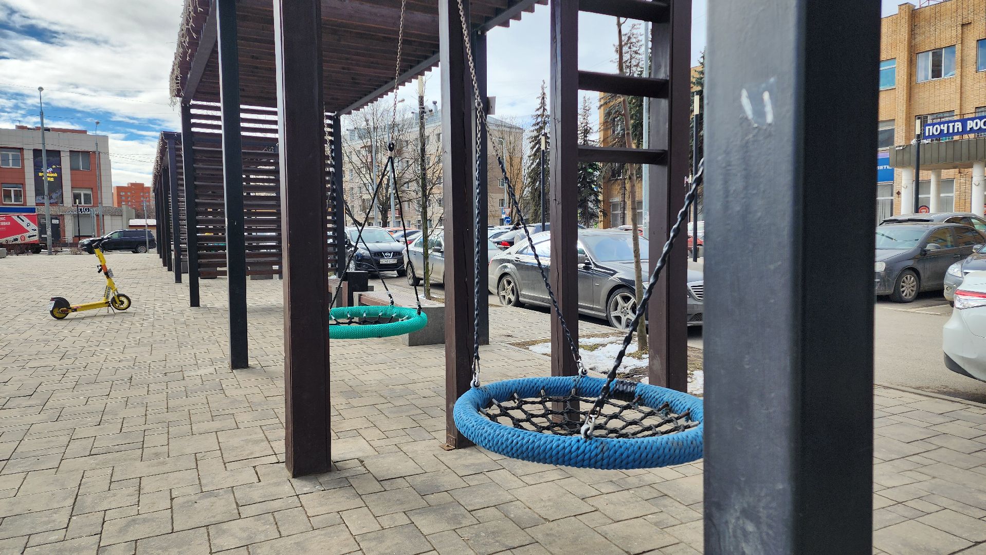 домодедово, комбинат благоустройства, подмосковье, ремонт, ремонт детских площадок, детская площадка, дети, досуг, сквер, качели,