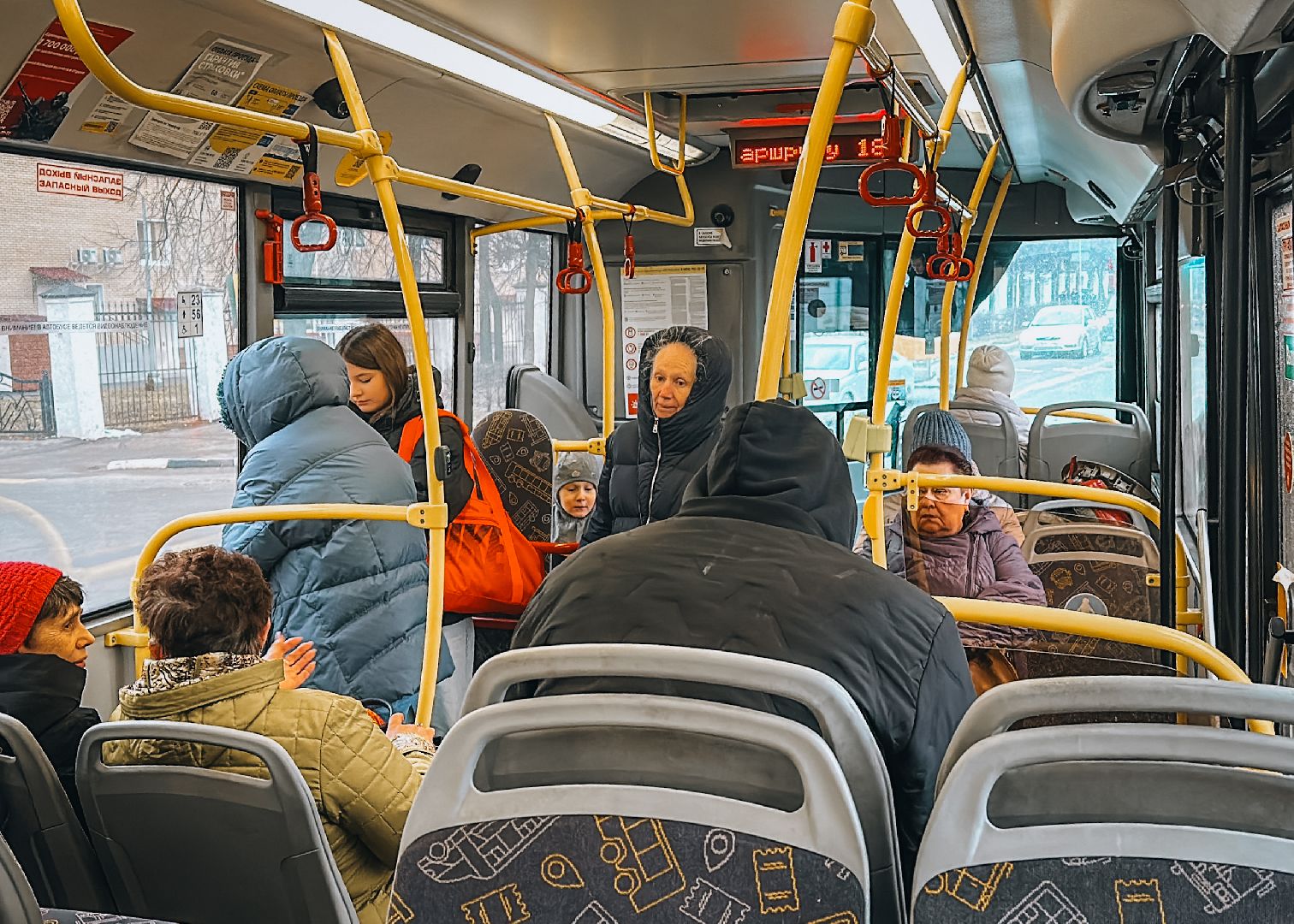 Клин, транспорт, проверка автобусов,