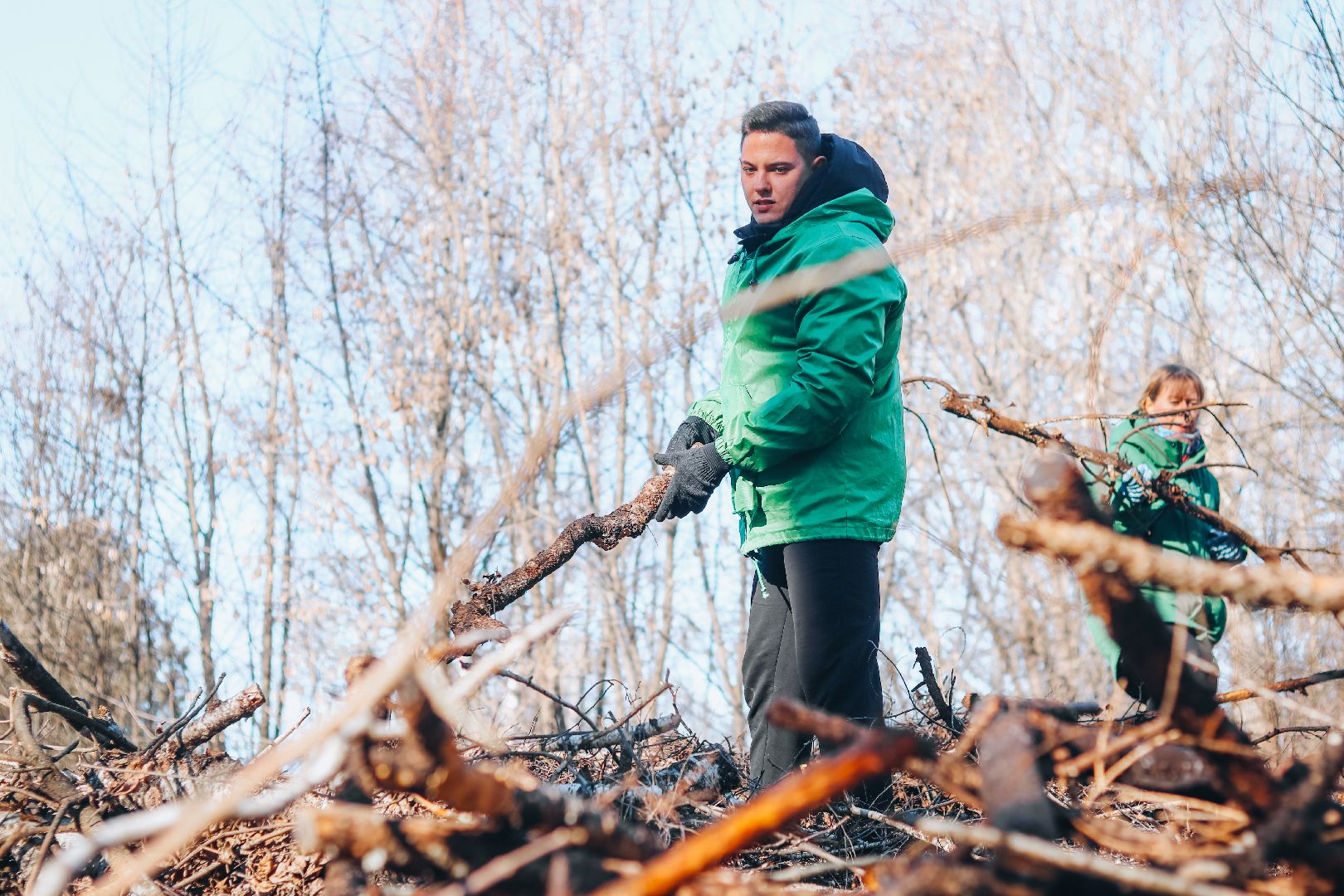 Клин, общество, благоустройство, опиловка деревьев, парки подмосковья,