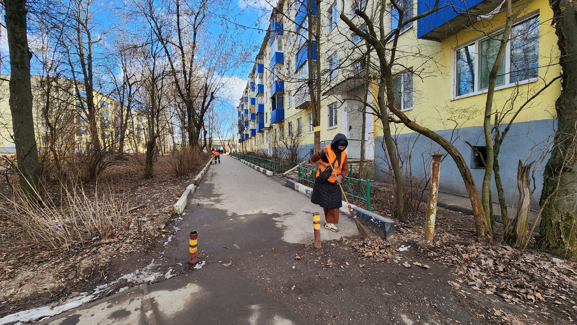 солнечногорск, крестьянская улица, уборка, благоустройство,