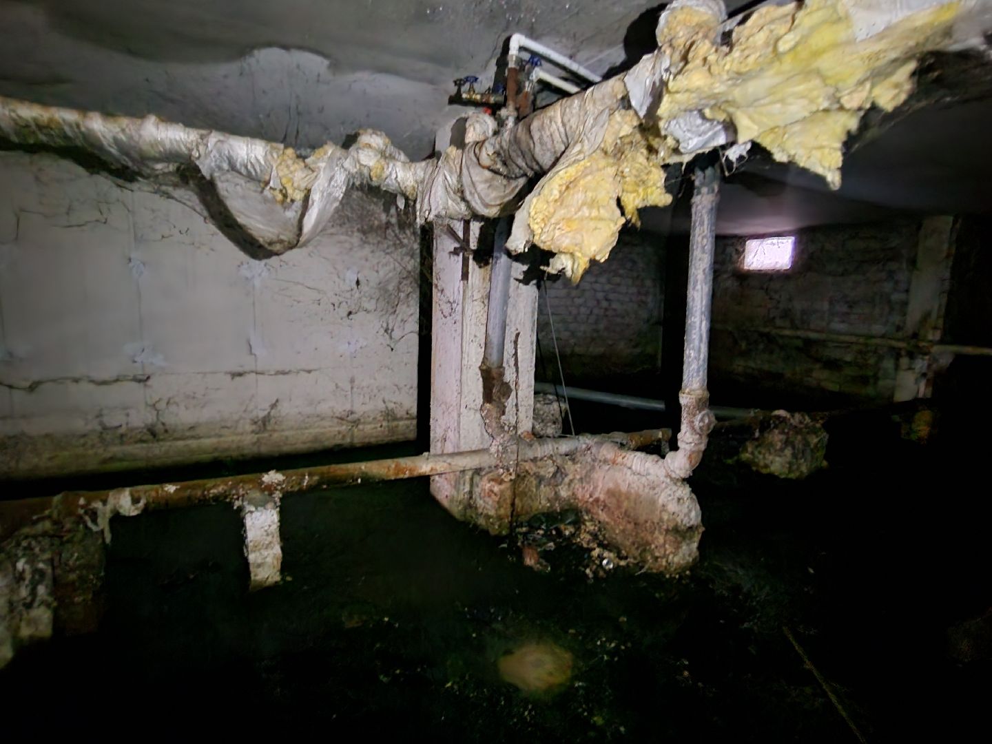 Чехов, Вишневый бульвар 4а, жилой дом, подтопление подвала, протечка, грунтовые воды, засор канализации, запахи канализации, комары, сырость, устранение проблемы, откачка воды, просушка, дезинфекция,